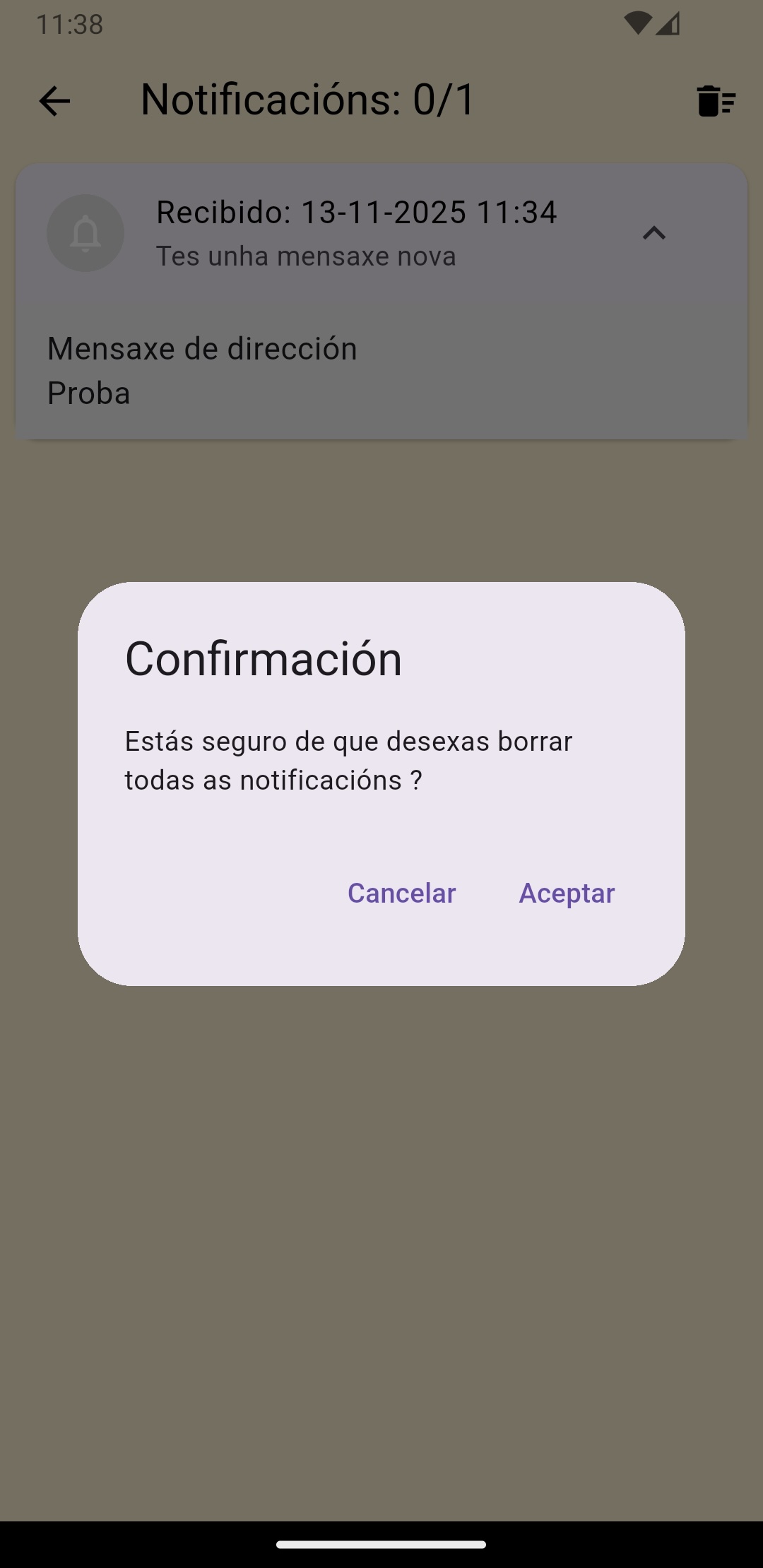 Notificacións